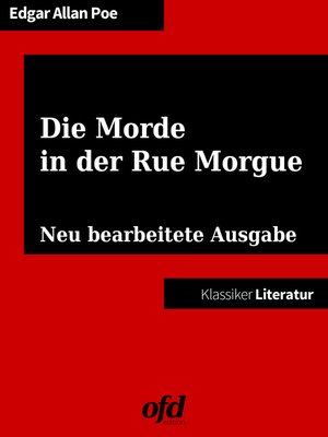 cover image of Die Morde in der Rue Morgue